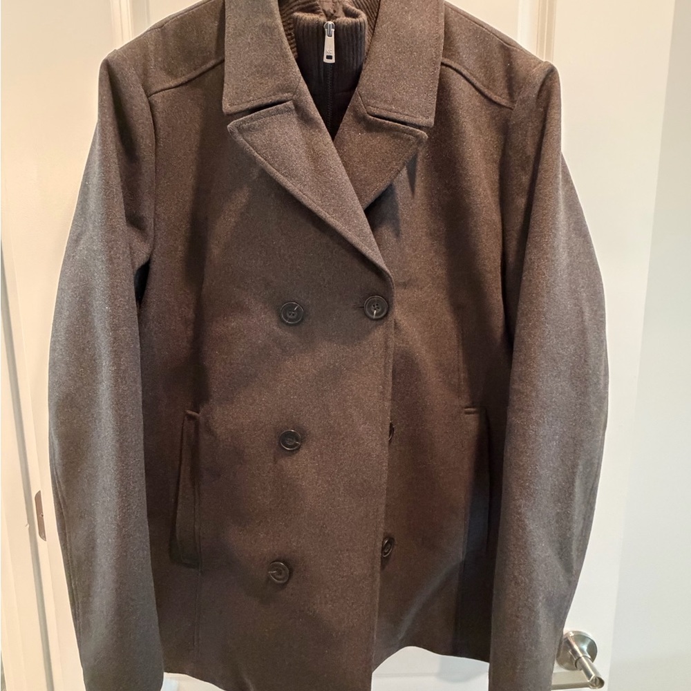 Kenneth Cole Men's Wool Blend Peacoat